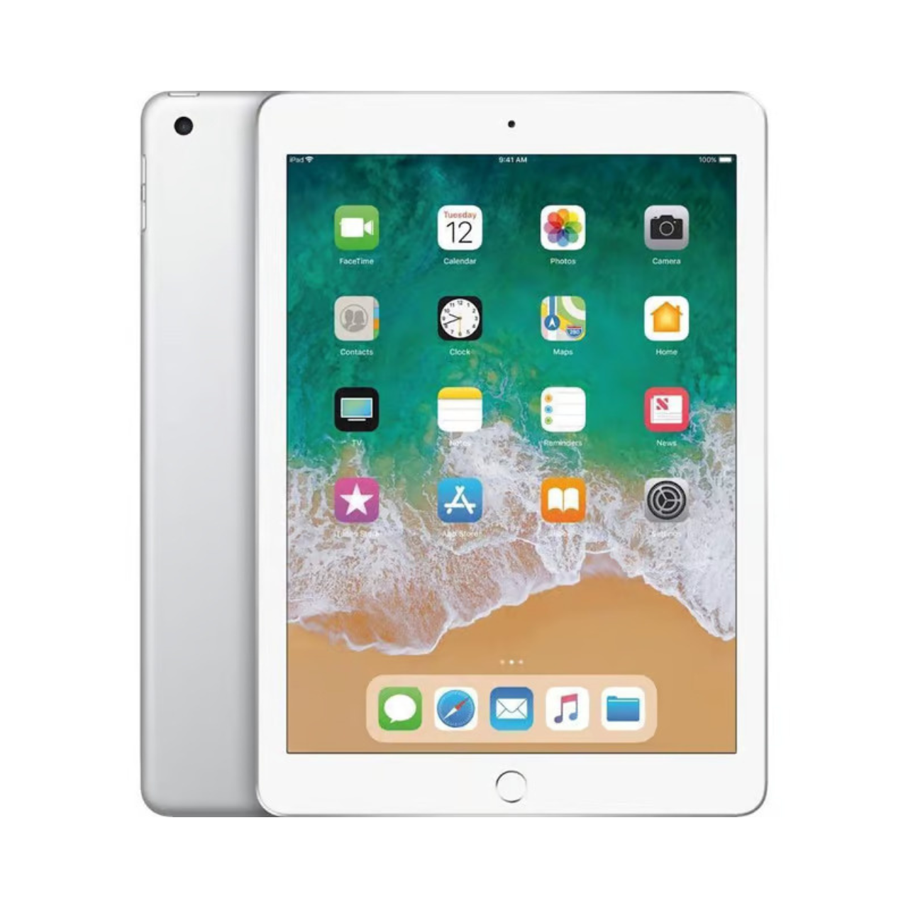 Apple iPad 第6世代 Wi-Fi+Celluar 32GB シルバー MR6P2J/A SIMロック解除済み(docomo) 【再生品】