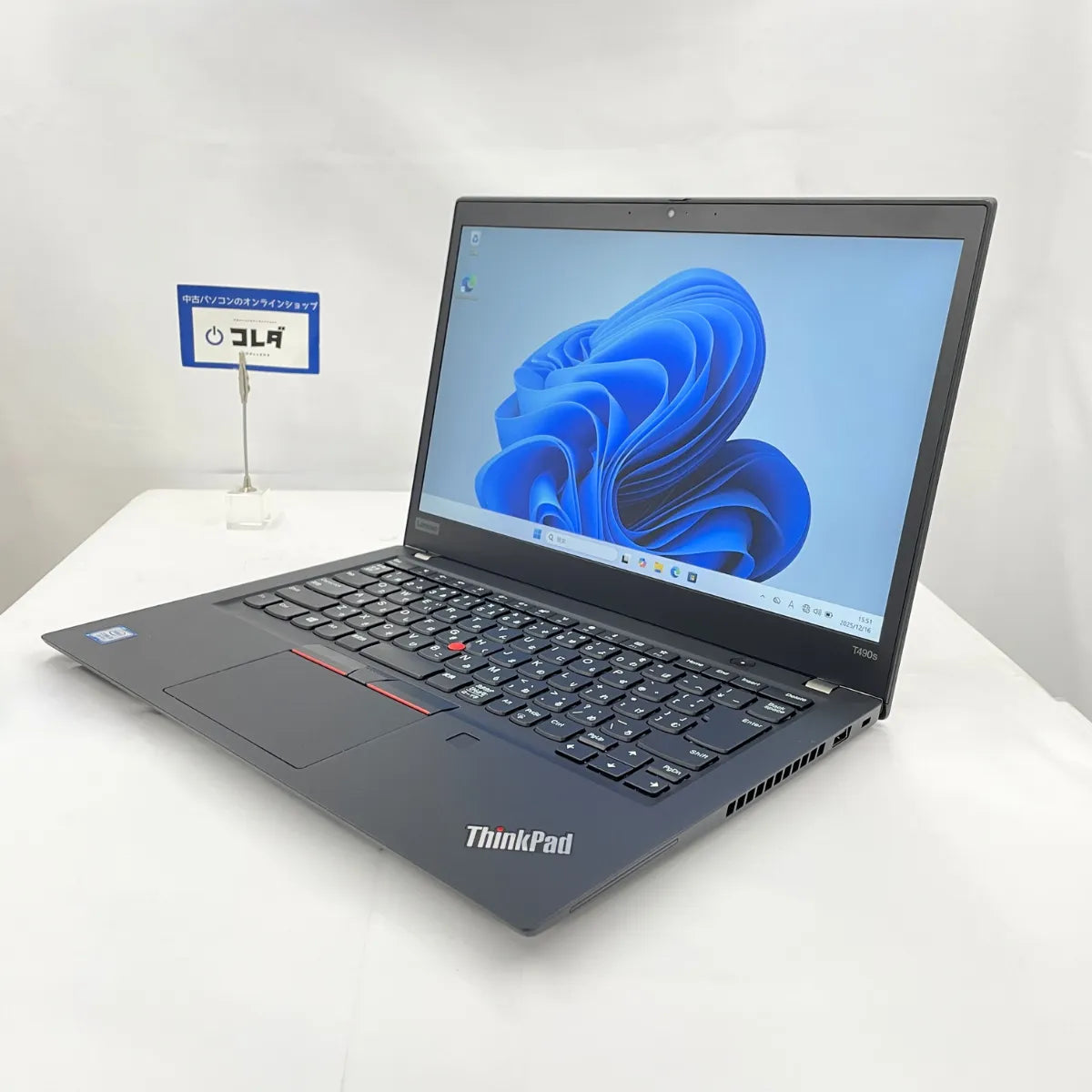 最大 6か月間 無料保証 │ Lenovo ThinkPad T490s ( Corei5 / メモリ16GB / 14インチ ) │ Office＆セキュリティソフト付属 │ 保証付き中古パソコンならコレダ