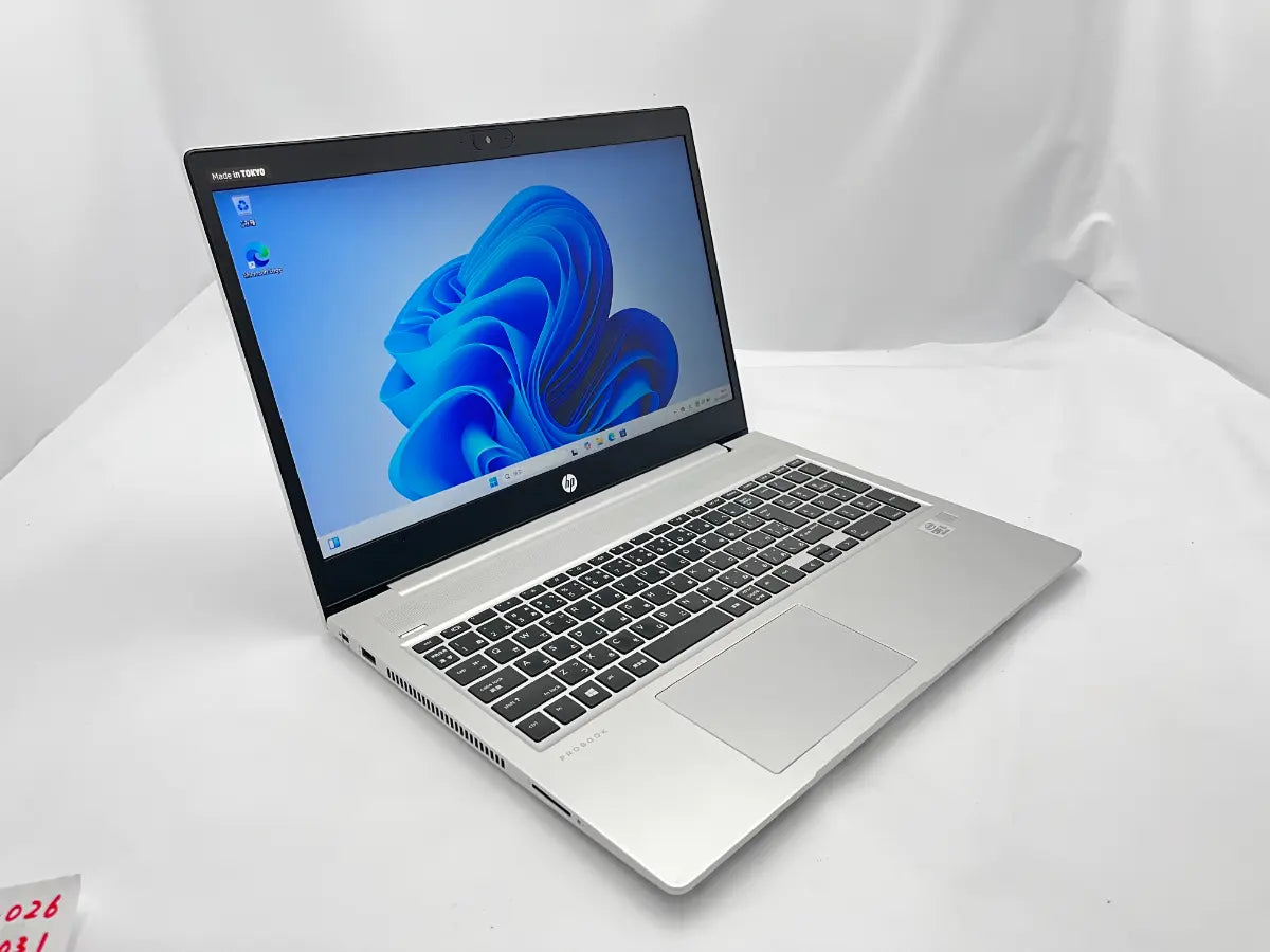 保証付き HP ProBook 450 G7 │ シルバー │ テンキー、Webカメラ搭載 │ 初期設定済再生PC  │ Office付属