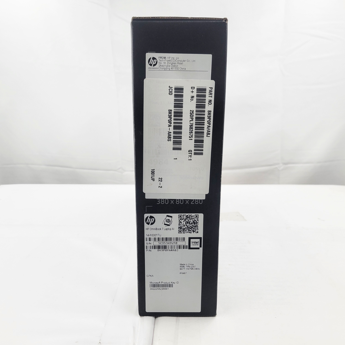 【新品(未開封)】HP OmniBook 7 Laptop AI 14-fr0001TU ( Core Ultra 7 255U Processor / メモリ16GB / SSD1TB / SAKURA )