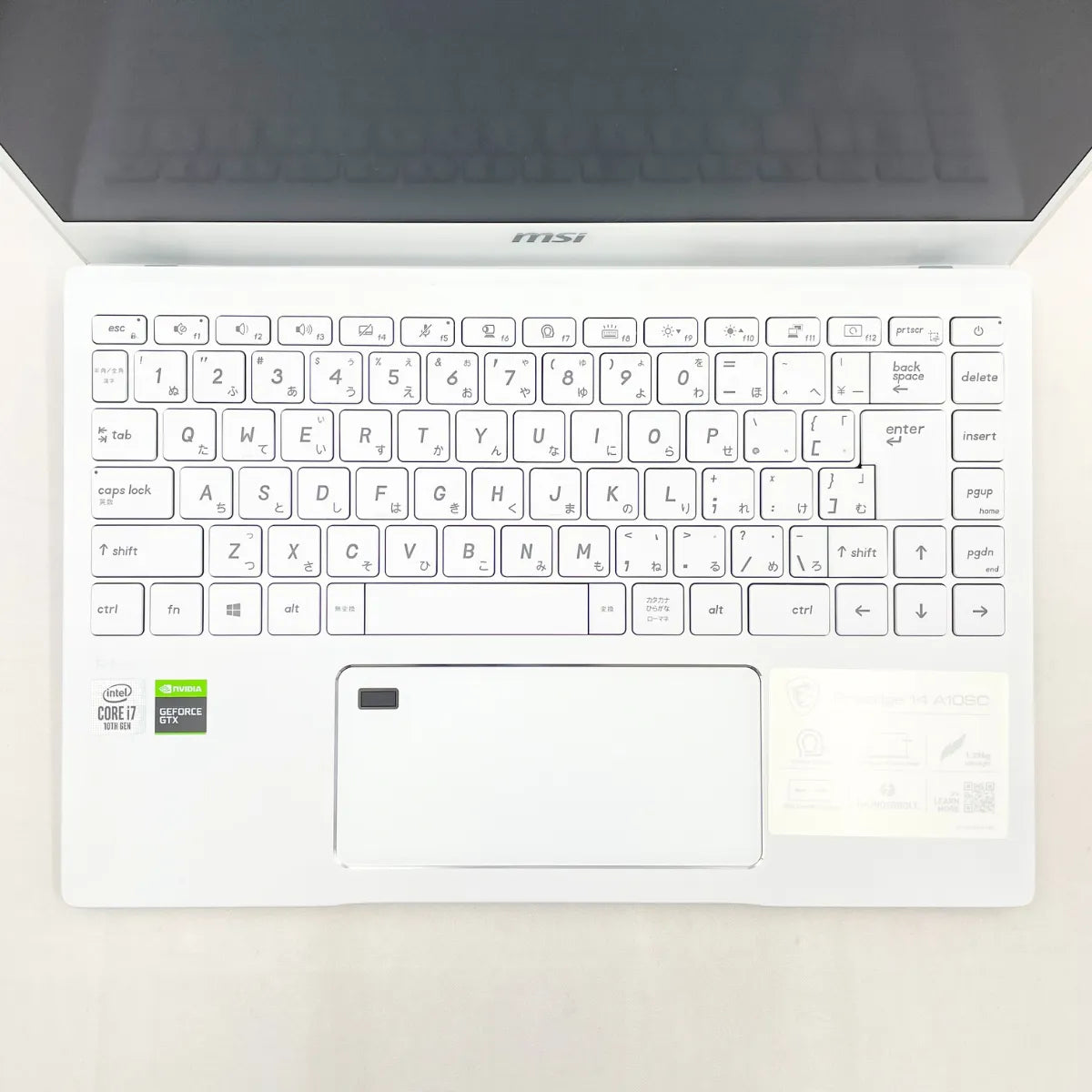 【特別価格提供品】msi Prestige 14 A10SC（Core i7 / メモリ16GB / 14インチ / SSD512GB）