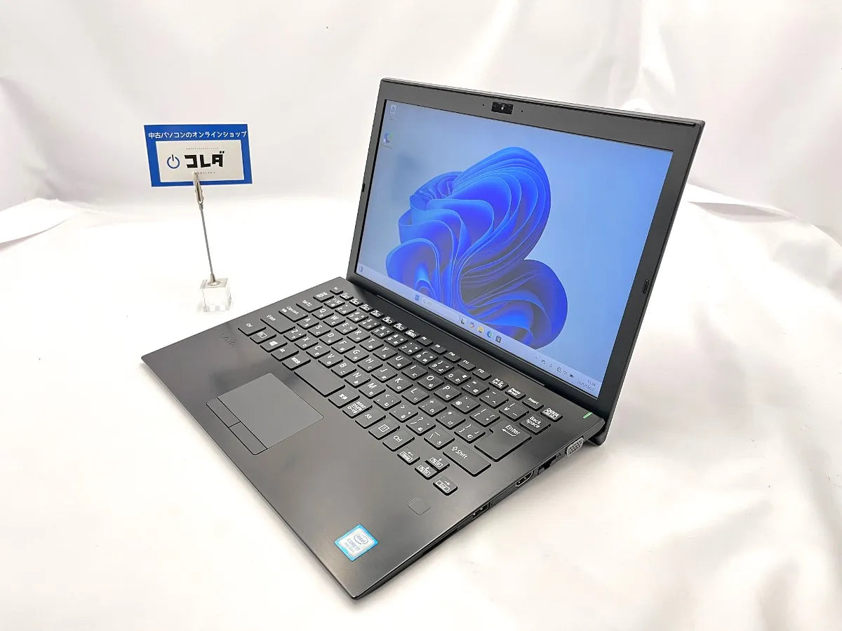 6ヶ月保証＆Officeソフト付  VAIO Pro PG VJPG11C11N  Windows11 初期設定済再生PC   超軽量  ブラック
